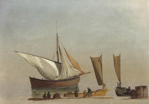 Fishing Boats by Albert Bierstadt